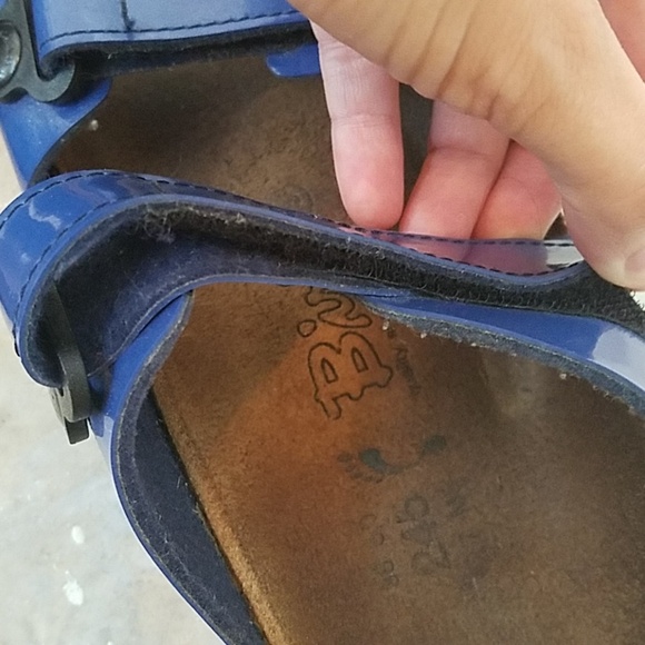 Birkenstock Blue Velcro Double Strap Sandal - Picture 8 of 10